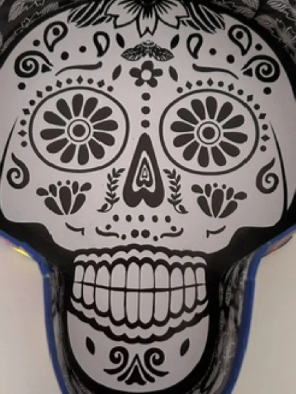 Dia de los Muertos Cardboard Skull Box NEW